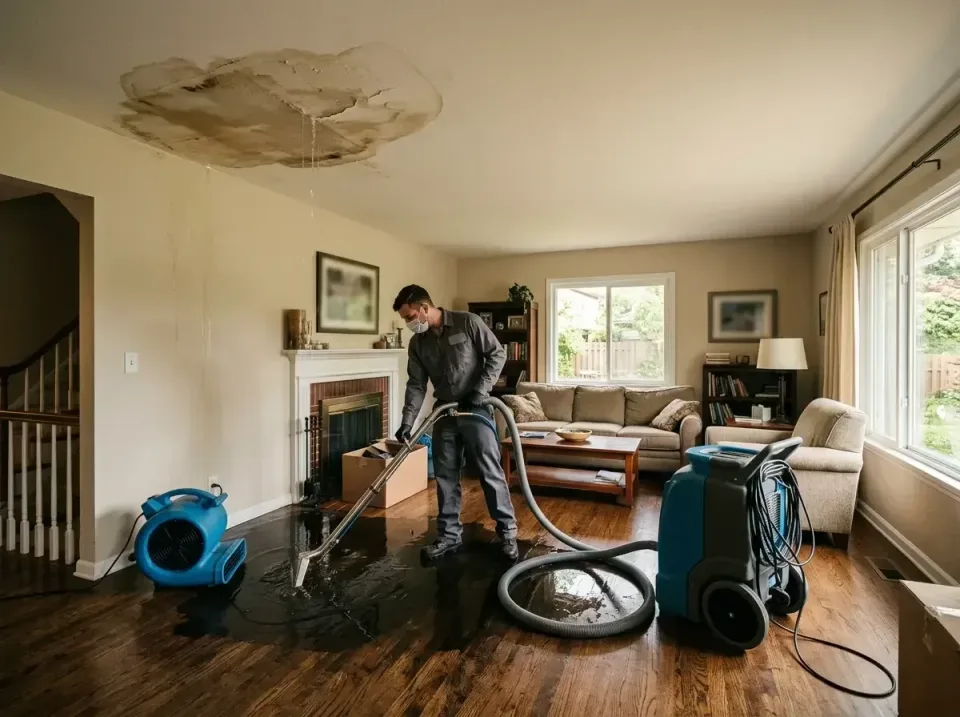 attic-pipe-burst-ceiling-drip-008 — frequently asked questions, Water Damage Restoration & Carpet Care in Walkersville, MD